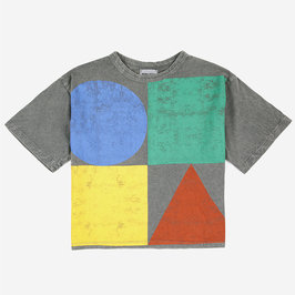 Geometric Color Block T-shirt