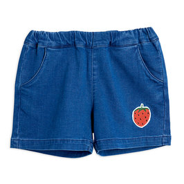 Denim Strawberry Shorts