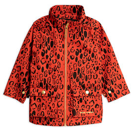 Red Leopard Piping Jacket