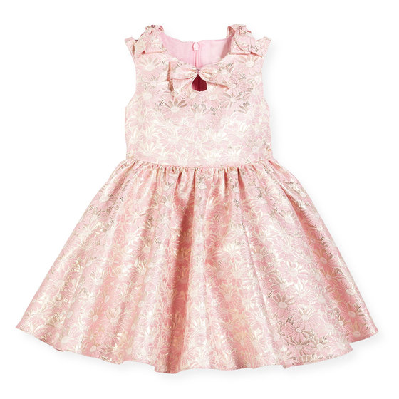 Light Pink Brocade Dress