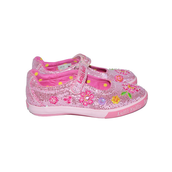 Glitter Pink Canvas Shoes