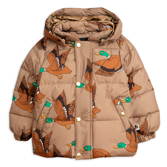 Brown Ducks Puffer Jacket