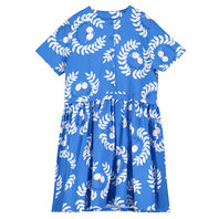 Button Front Printed Dress