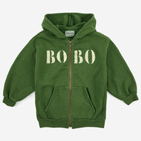 Bobo Dark Green Hooded Sweatshirt