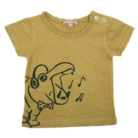Khaki Hippo Print T-shirt