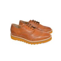 Brown Leather Wingtip Shoes