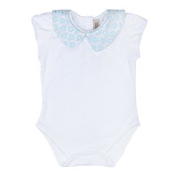 Baby Girl Onesie with Mini Meadow Collar