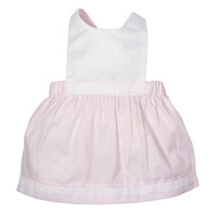 Pink Cotton Pinafore Dress