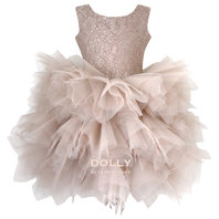 Ballerina Style Taupe Tutu Dress