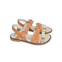 Girls Multi Straps Leather Sandals 