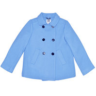 Girl Double Breasted Wool Peacoat
