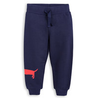 Dog Printed Navy Sweatpants