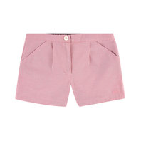 Pink Chambray Shorts