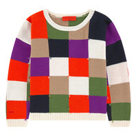 Multi Colour Checkered Sweater
