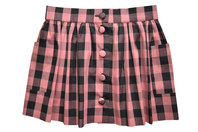 Sporty Checkered Skirt