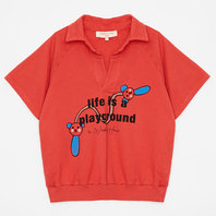 Life is A Playground Polo S/L Sweatshirt