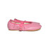 Ballerina Leather Shoes in Bright Pink Thumbnail