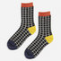 Black Checkered Short Socks Thumbnail