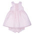 Baby Girl Stripe Bodice Dress with Bloomer Thumbnail