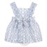 Blue Printed Pinafore Dress Thumbnail
