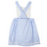 Blue Cotton Pinafore Dress Thumbnail