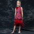 Red Brocade Supreme Dress Thumbnail