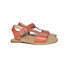 Girls Orange Leather Sandals Thumbnail
