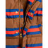 Brown Stripe Puffer Jacket Thumbnail