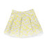 Yellow & Silver Flower Embroidered Skirt Thumbnail