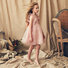Mae Silk Dress in Petal Pink Thumbnail