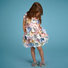 Accidental Happiness: Bloomy Dress in Pastel Multicolor Thumbnail