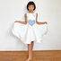 Daughter of the Goddess: Venus Dress in White & Multi-color Hearts Thumbnail