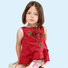 Red Flower Embroidery "Bibi" Blouse Thumbnail