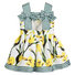 Greta Yellow Floral Printed Dress Thumbnail