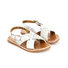 Silvery sandal with cross buckler Thumbnail