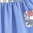 Floral Printed Blue Skirt Thumbnail