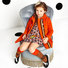 Orange Wool Coat Thumbnail