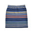 Navy Stripe Casual Short Skirt Thumbnail