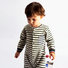 Baby Jumpsuit Laureano Green Stripe   Thumbnail