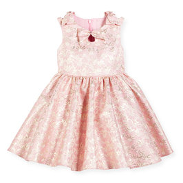 Light Pink Brocade Dress