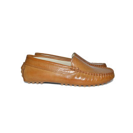 Boys Brown Leather Loafers