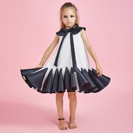 DUST CAKES: Piano Dress in Black & White
