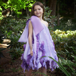Playia Dress with 2 Bows in Lavender
